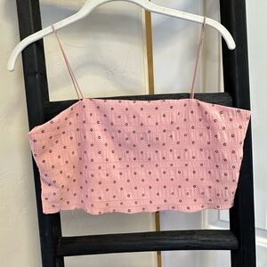 Pacsun LA hearts light pink with hearts tank